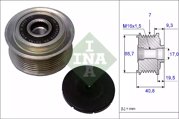 535007910 INA Шкив генератора