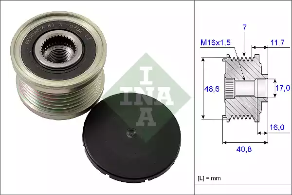 535008010 INA Шкив генератора