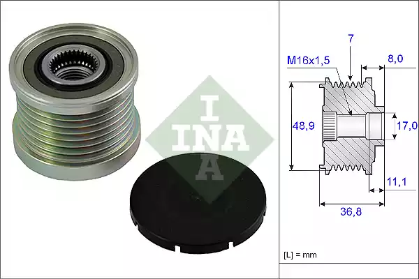 535008110 INA Шкив генератора