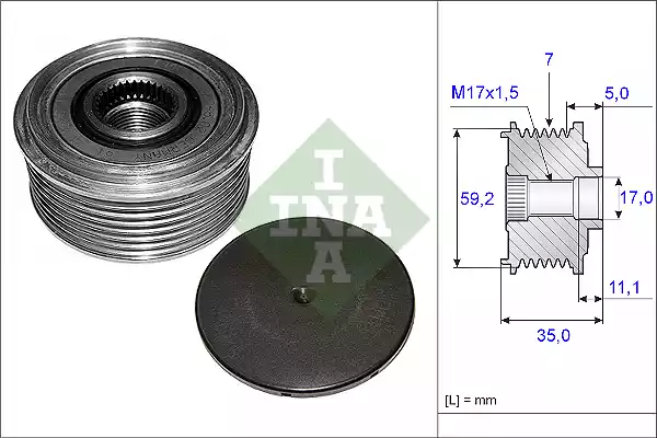 535008710 INA Шкив генератора