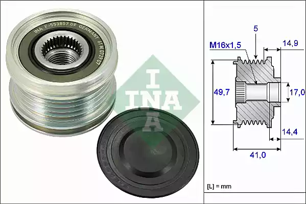 535010110 INA Шкив генератора