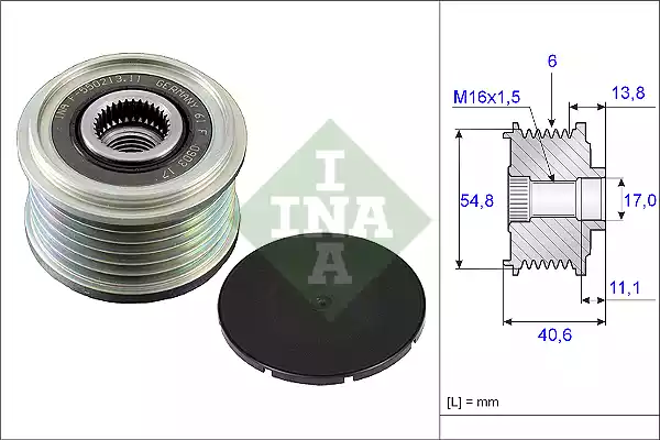 535010210 INA Шкив генератора