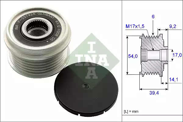 535015110 INA Шкив генератора