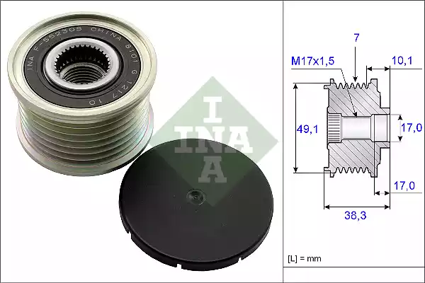 535015310 INA Шкив генератора