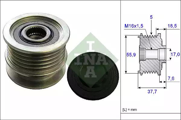 535016910 INA Шкив генератора