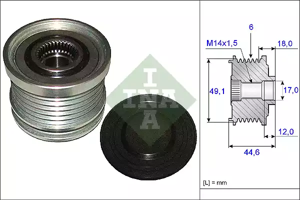 535018210 INA Шкив генератора