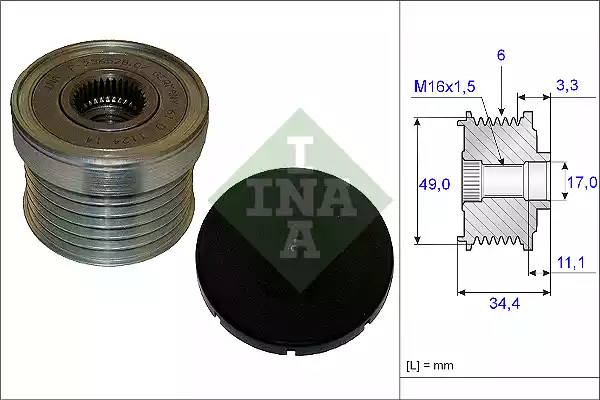 535018310 INA Шкив генератора