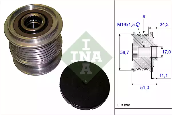 535020010 INA Ролик приводного ремня