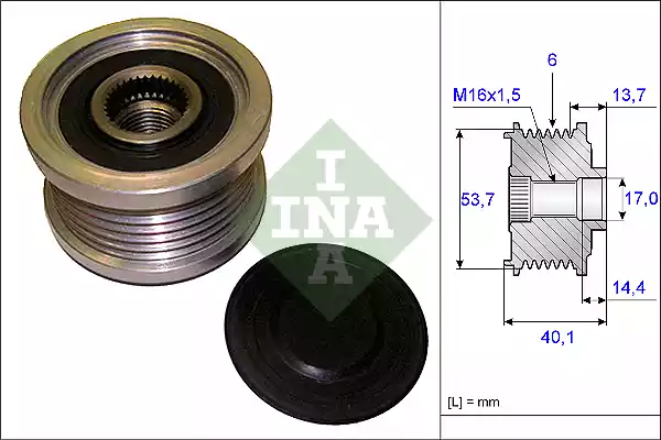 535020210 INA Шкив генератора