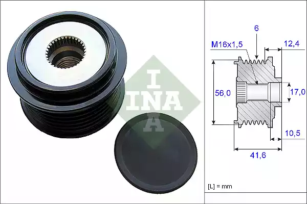 535021010 INA Шкив генератора