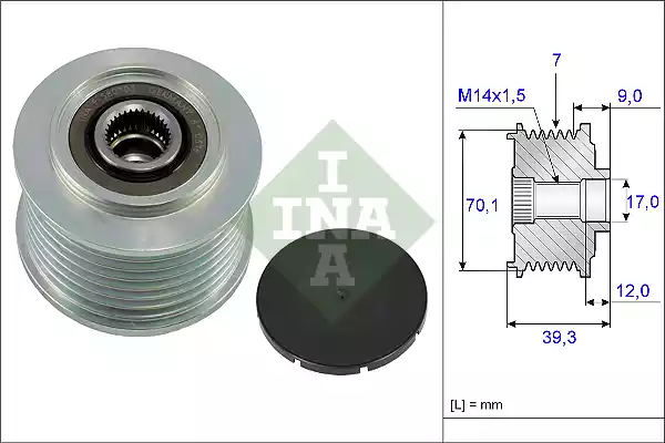 535021410 INA Шкив генератора