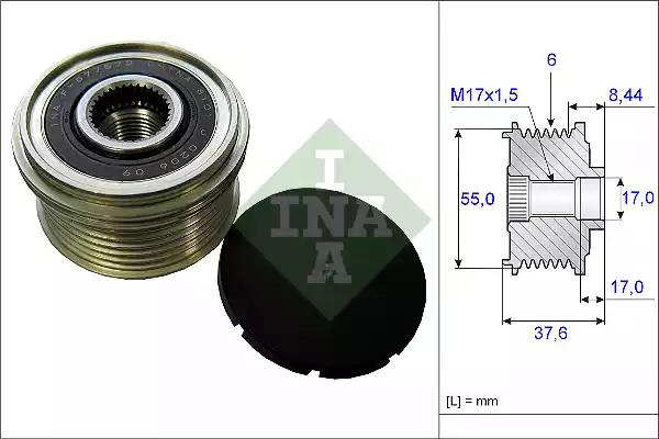 535024610 INA Шкив генератора