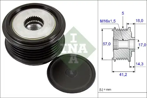 535024810 INA Шкив генератора