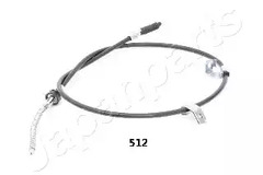 Трос стояночного тормоза JAPANPARTS BC-512