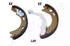 Колодки тормозные барабанные JAPANPARTS GF-L08AF