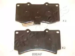 Комплект тормозных колодок дискового тормоза JAPANPARTS PA-008AF