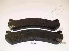 Колодки тормозные дисковые JAPANPARTS PA-009AF