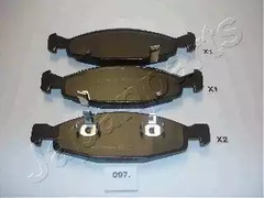 Тормозные колодки JAPANPARTS PA-097AF