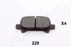 Тормозные колодки JAPANPARTS PP-229AF