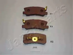 PP-505AF JAPANPARTS Тормозные колодки