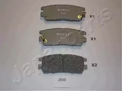 PP-599AF JAPANPARTS Тормозные колодки