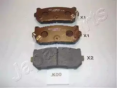 PP-K00AF JAPANPARTS Тормозные колодки