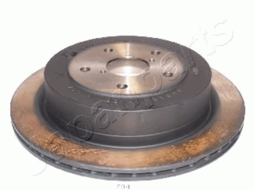 Диск тормозной задн окрашен JAPANPARTS DP-704C