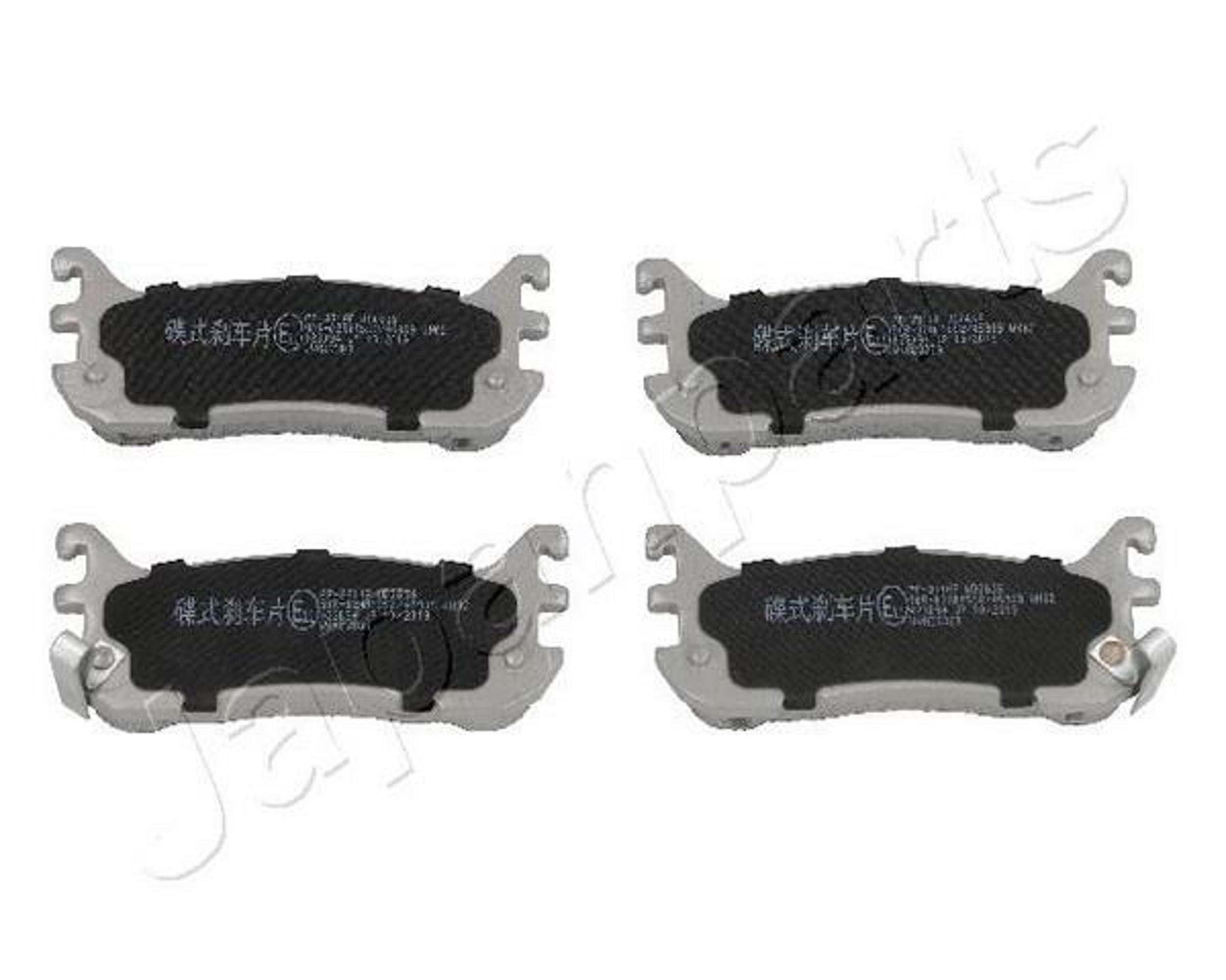 PP-391AF JAPANPARTS Комплект тормозных колодок, дисковый тормоз