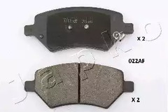 Комплект тормозных колодок дискового тормоз JAPKO 50022