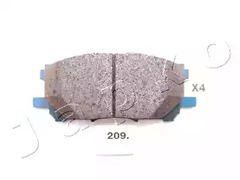 Комплект тормозных колодок дискового тормоз JAPKO 50209