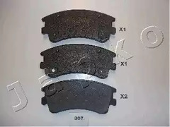 Комплект тормозных колодок дискового тормоз JAPKO 50307