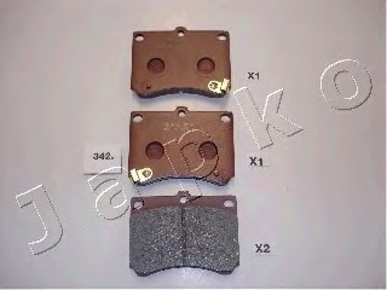 Колодки тормозные дисковые JAPKO 50342