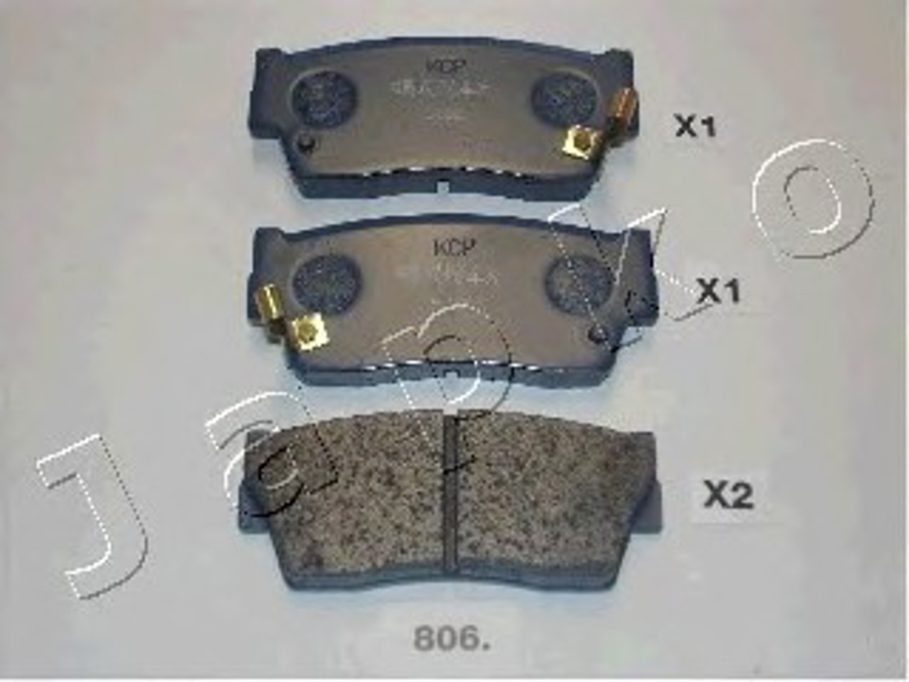 Колодки тормозные дисковые JAPKO 50806