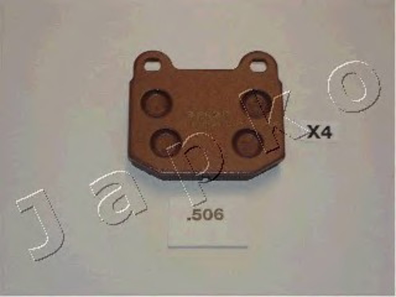 Колодки тормозные дисковые JAPKO 51506