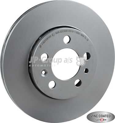 Диск торм пер seat cordoba ibiza toledo leon / skoda fabia 256x22 JP GROUP 1163109100