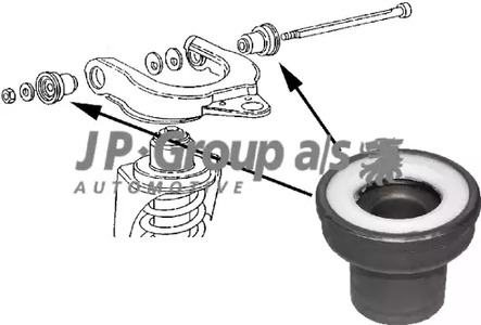 Сайлентблок рычага подвески JP GROUP 1140201000