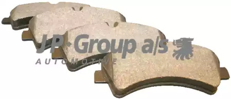 Комплект тормозных колодок дисковый тормоз jp group
