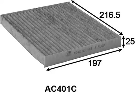 Салонный фильтр JS ASAKASHI AC401C
