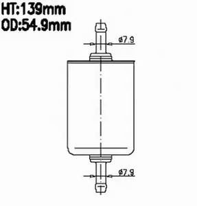 фильтр топливный JS ASAKASHI FS516J