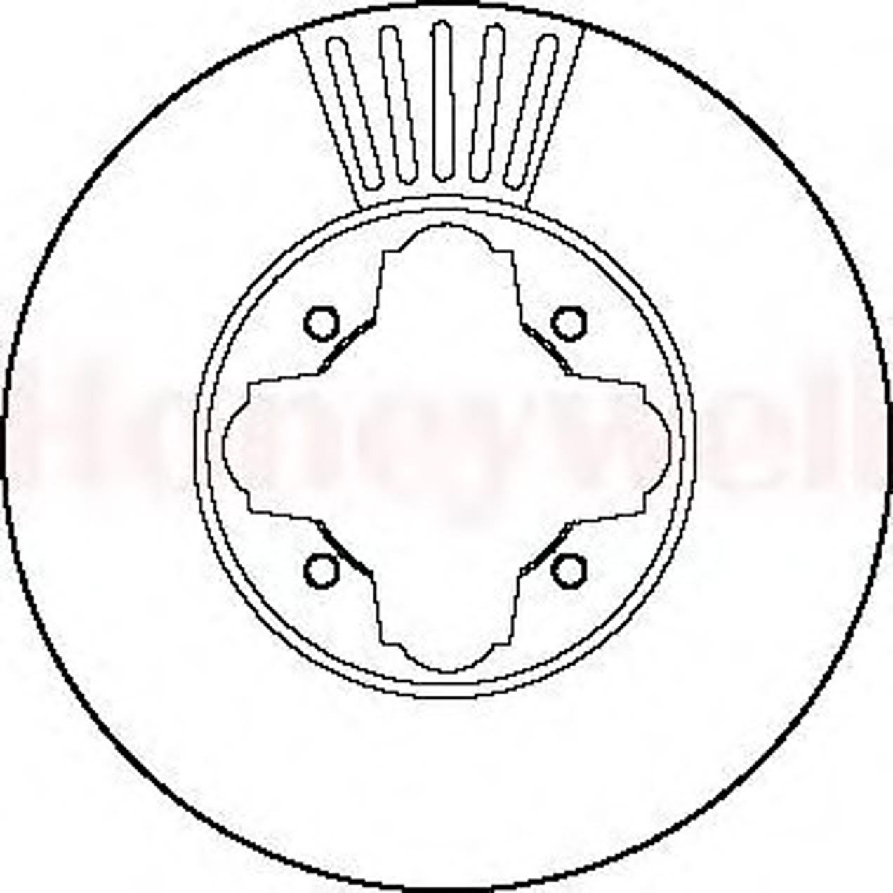 Диск тормозной JURID 561827J