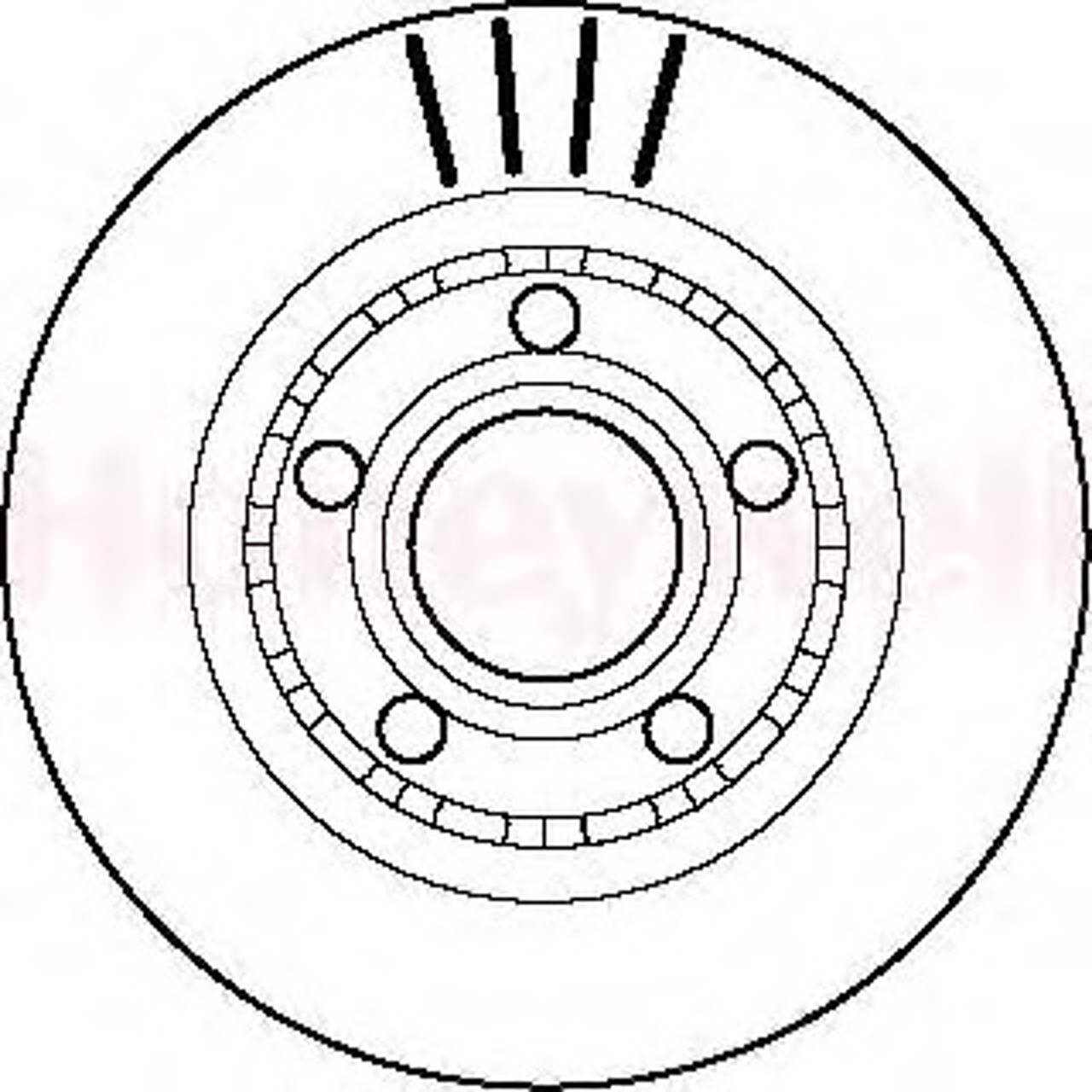 Диск тормозной JURID 562176J