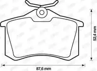 Колодки тормозные дисковые JURID 571906JC