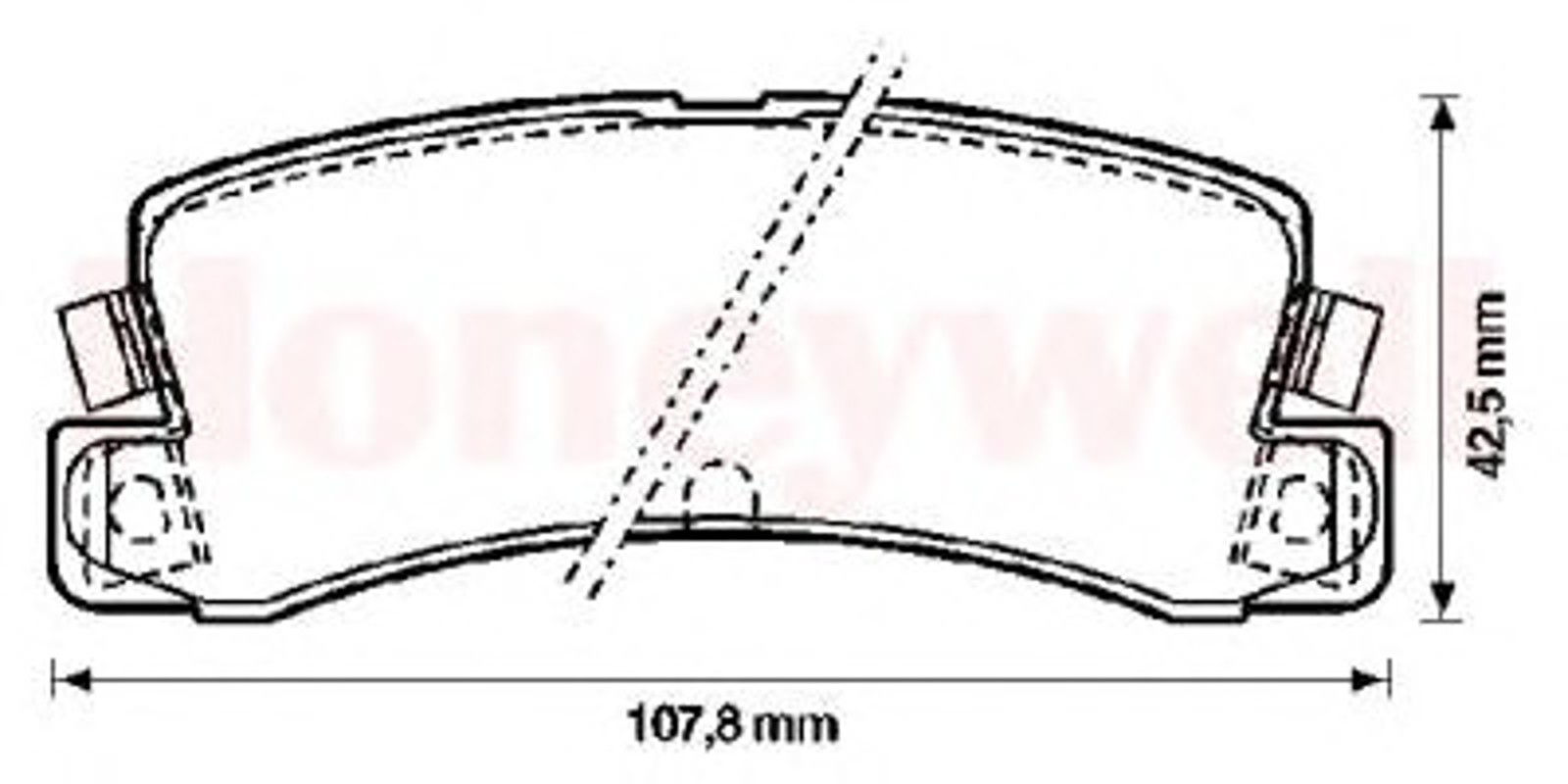Комплект тормозных колодок дисковый тормоз JURID 572188J
