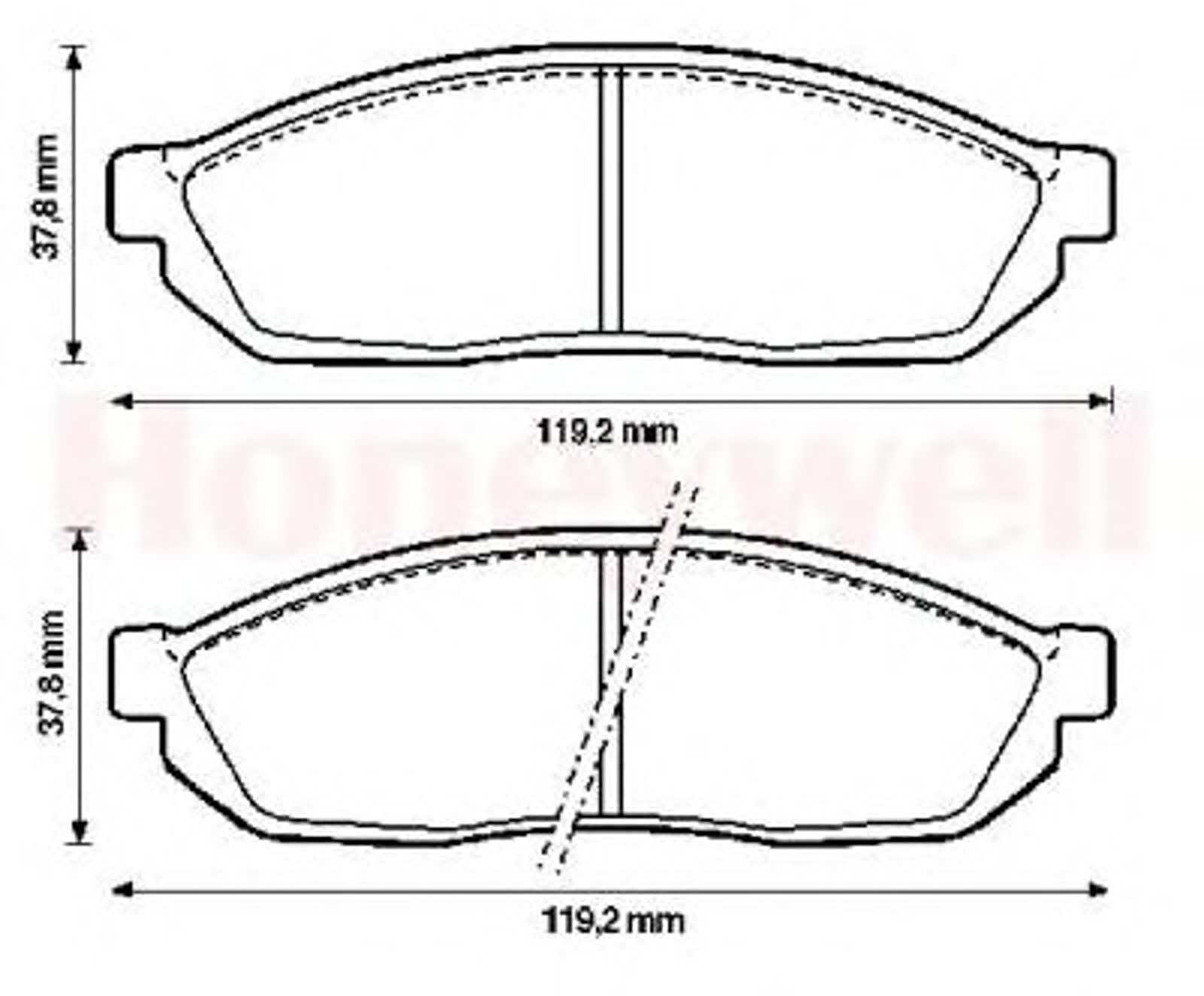 Колодки тормозные дисковые JURID 572250J