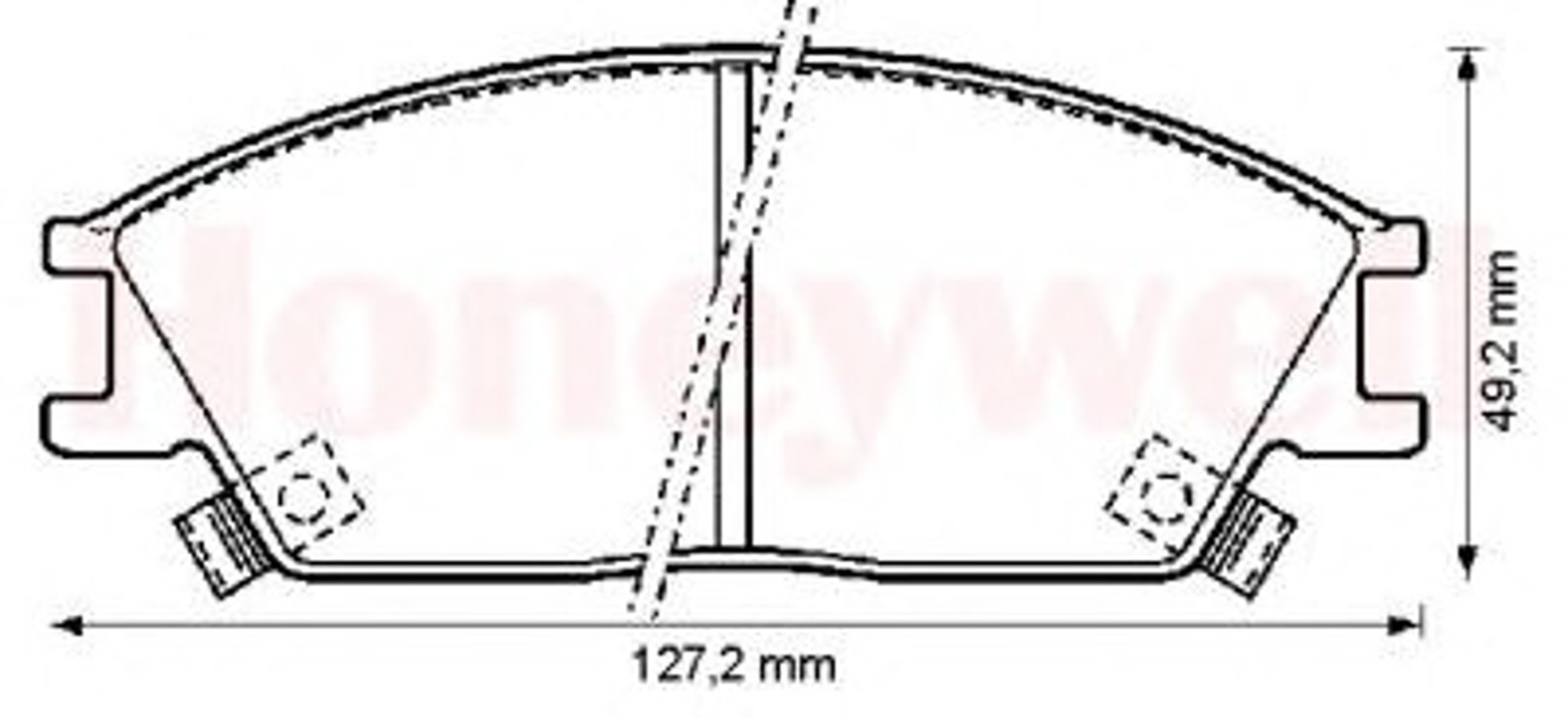 Комплект тормозных колодок дисковый тормоз JURID 572269J