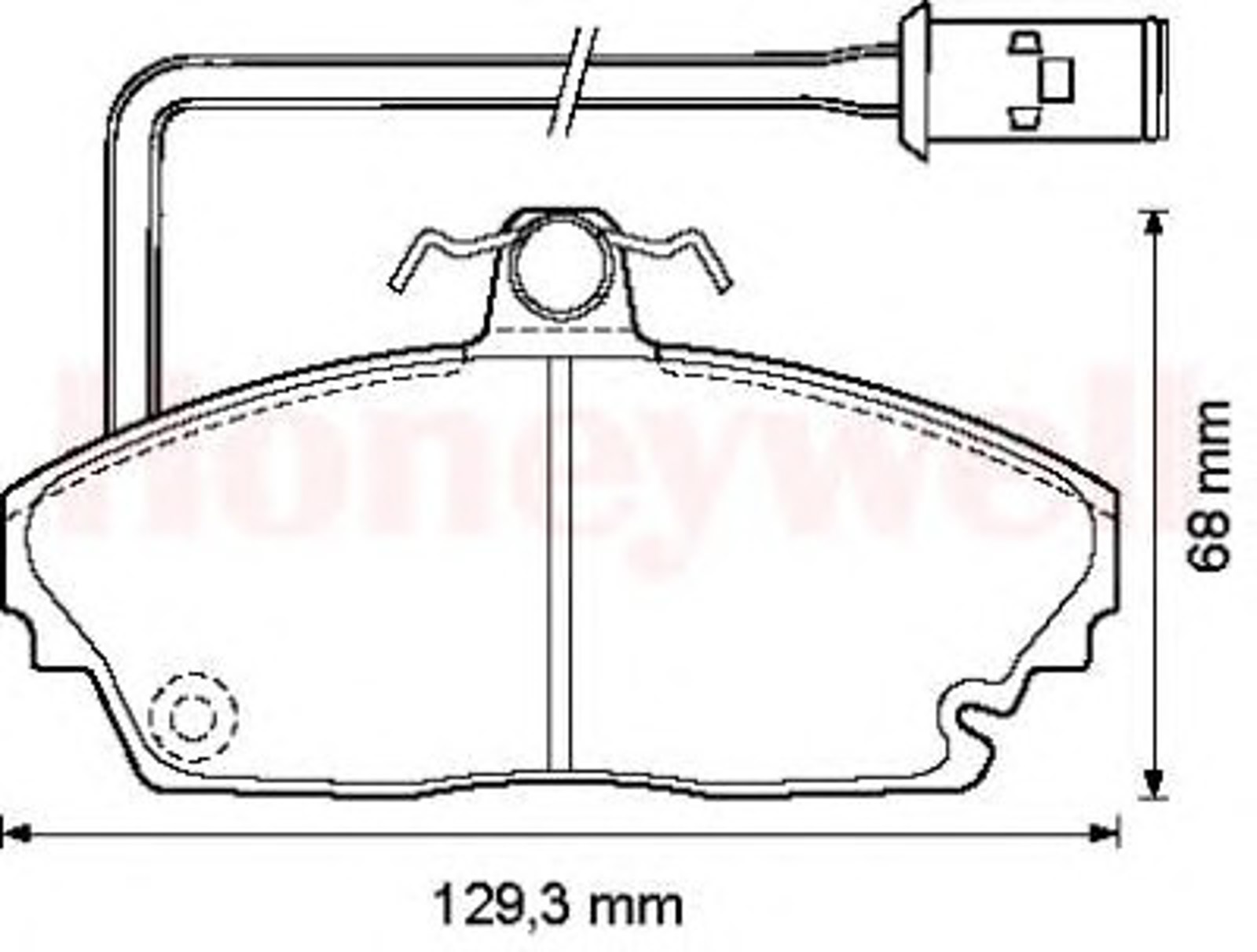 Колодки тормозные дисковые JURID 572311J