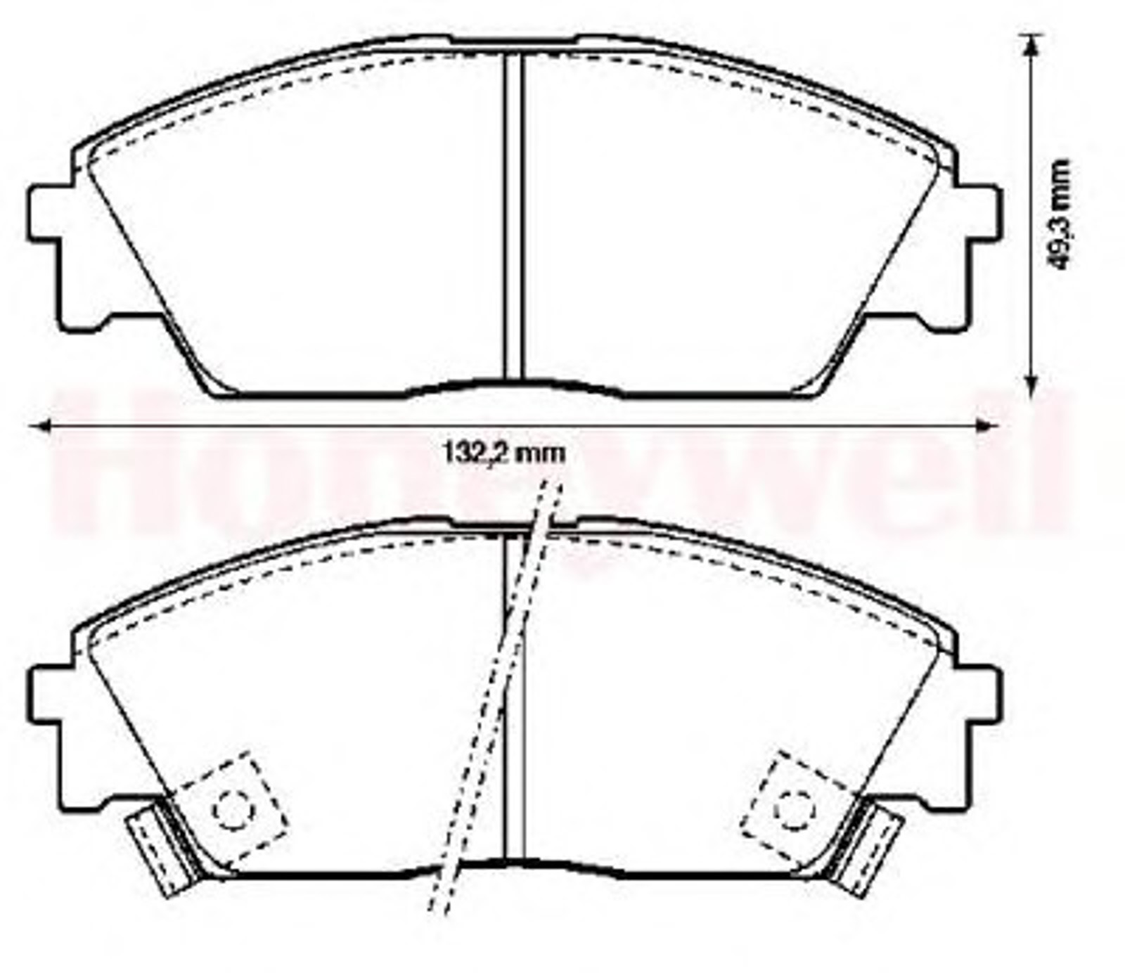 572330J JURID Колодки тормозные дисковые