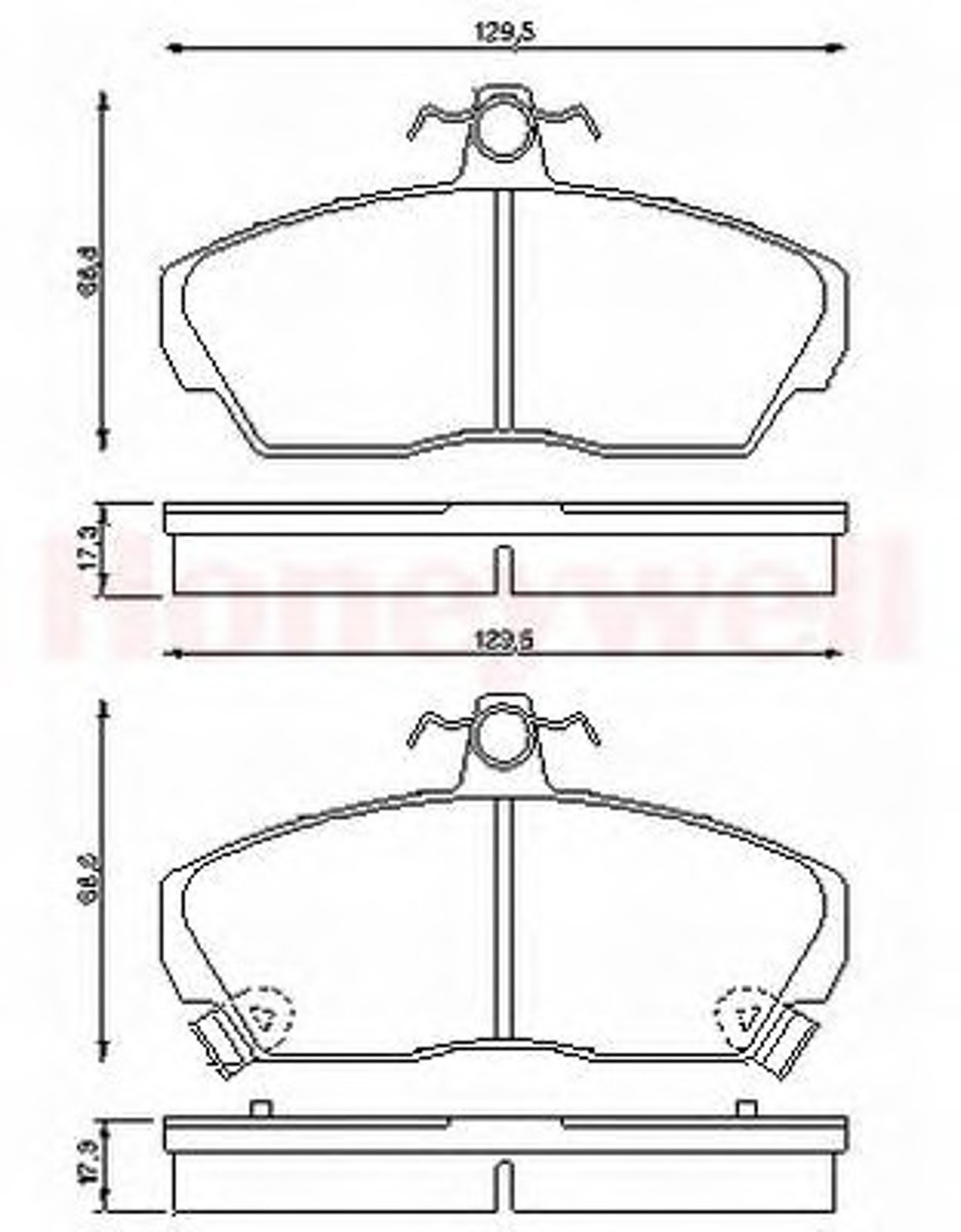 Колодки тормозные дисковые JURID 572430J