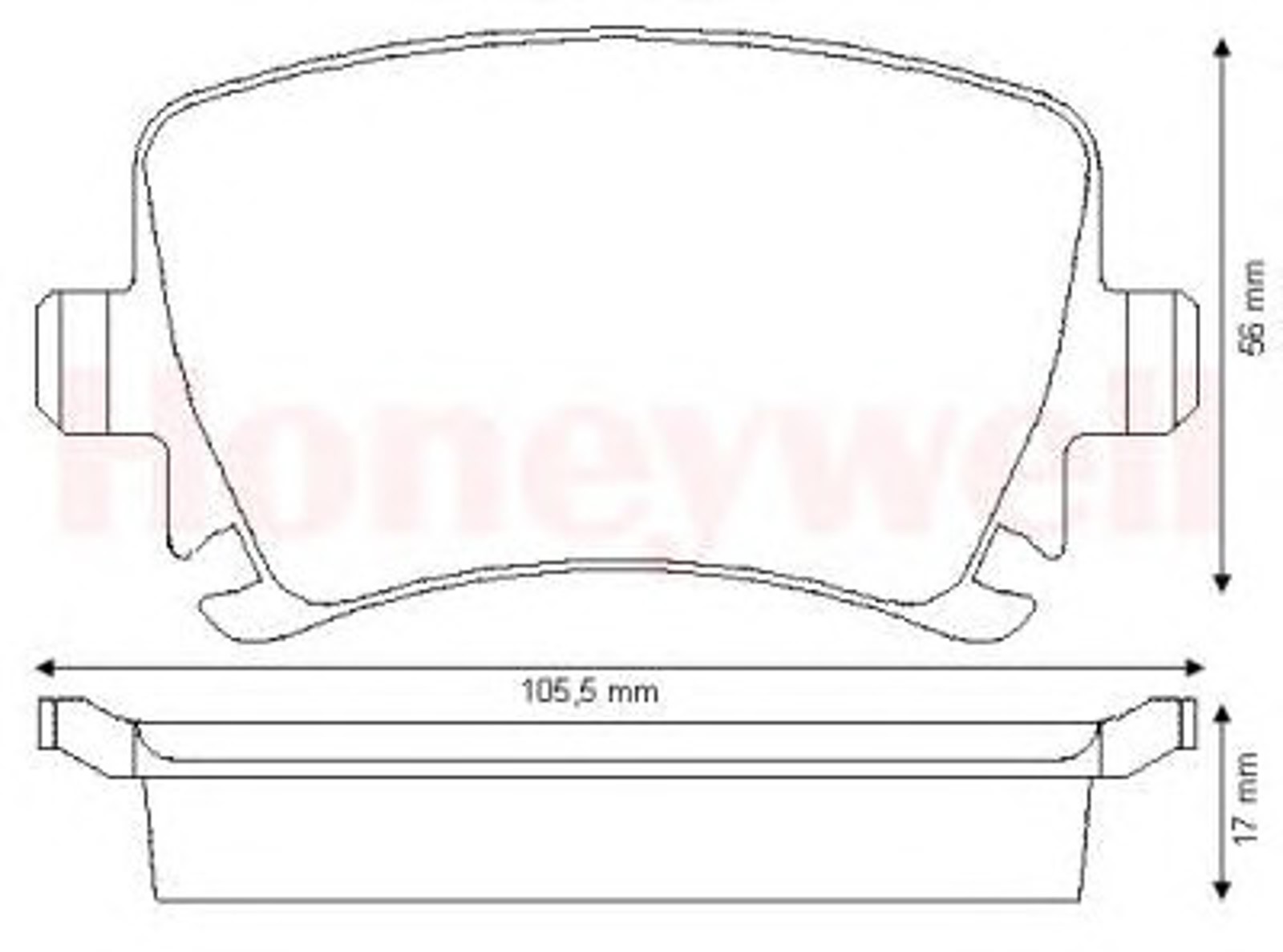 573158J JURID Колодки тормозные дисковые