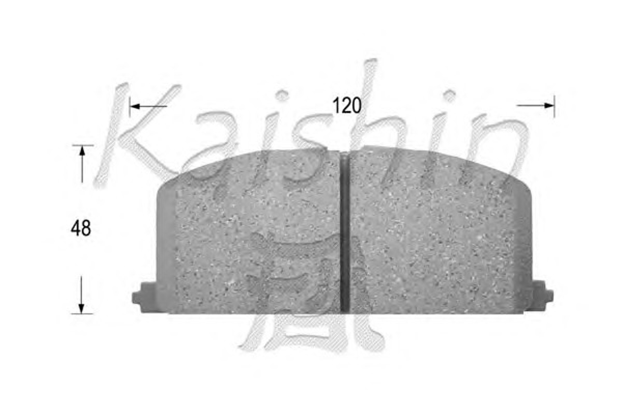 Колодки тормозные дисковые KAISHIN FK2023